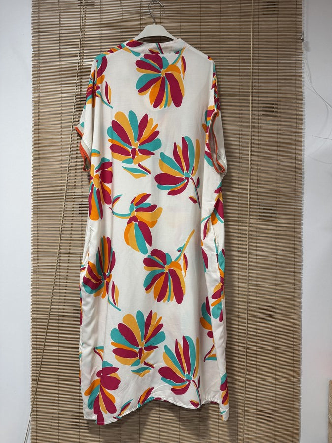 GRANDE TAILLE - Robe imprimée blanc