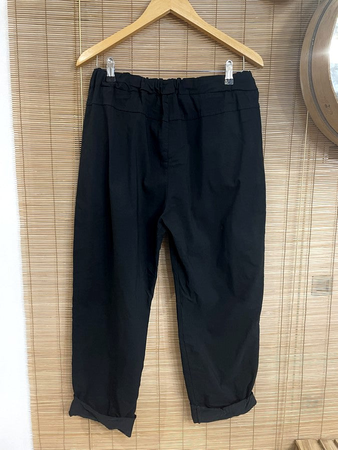 GRANDE TAILLE - Pantalon noir