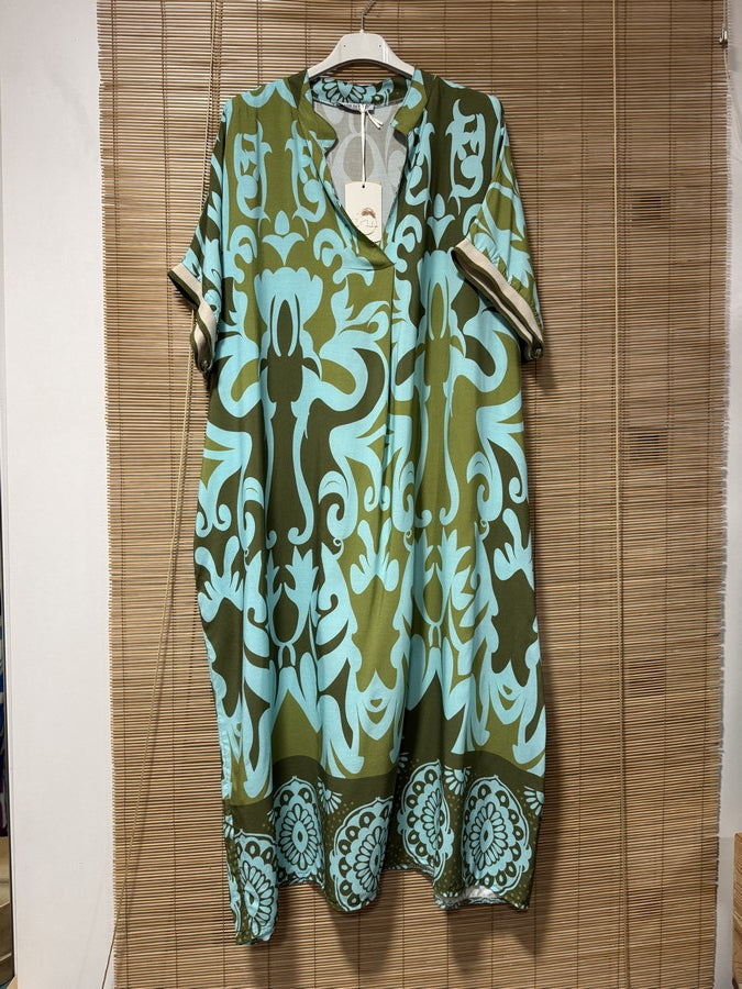 GRANDE TAILLE - Robe longue arabesques 7