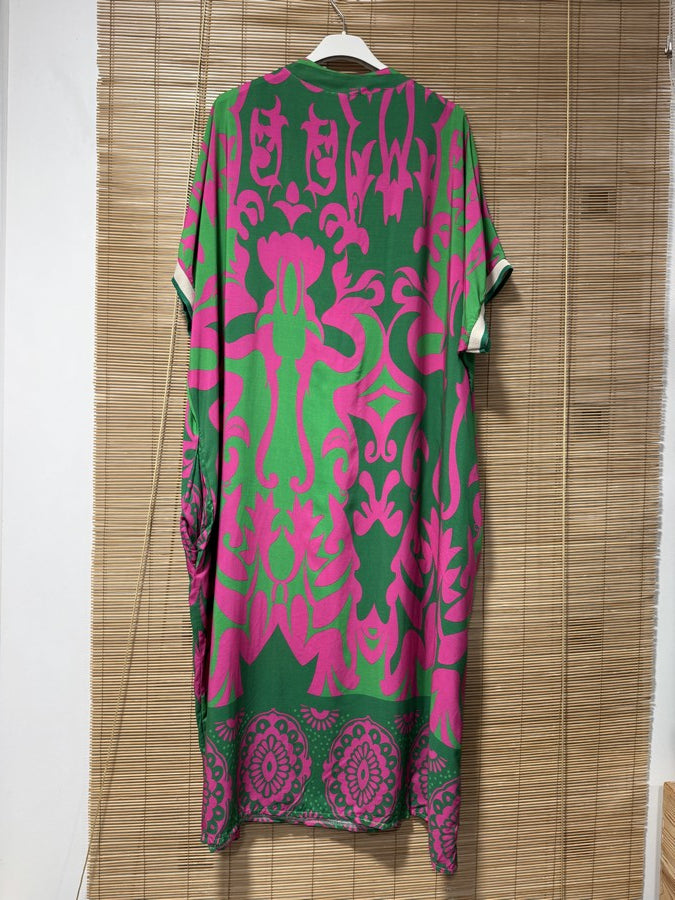 GRANDE TAILLE - Robe longue arabesques 12