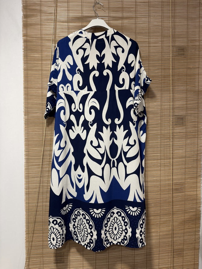 GRANDE TAILLE - Robe mi-longue arabesques 7