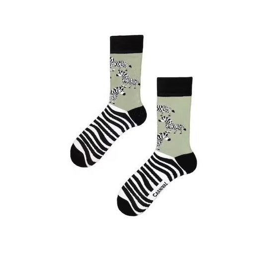 Carnival Socks - (36-41) - Chaussettes zèbres
