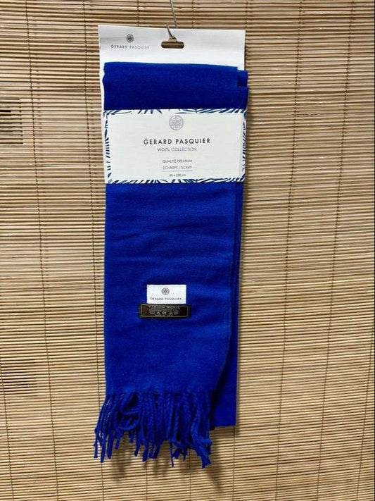 Echarpe GERARD PASQUIER bleu roi