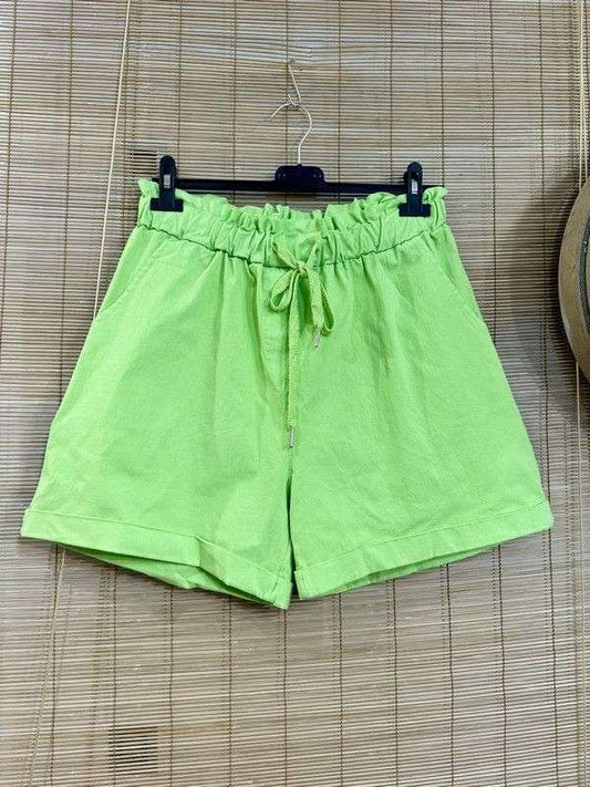 GRANDE TAILLE - Short vert anis