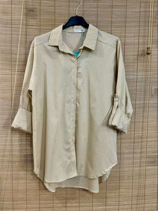 Chemise beige