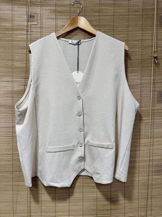 GRANDE TAILLE - Gilet sable