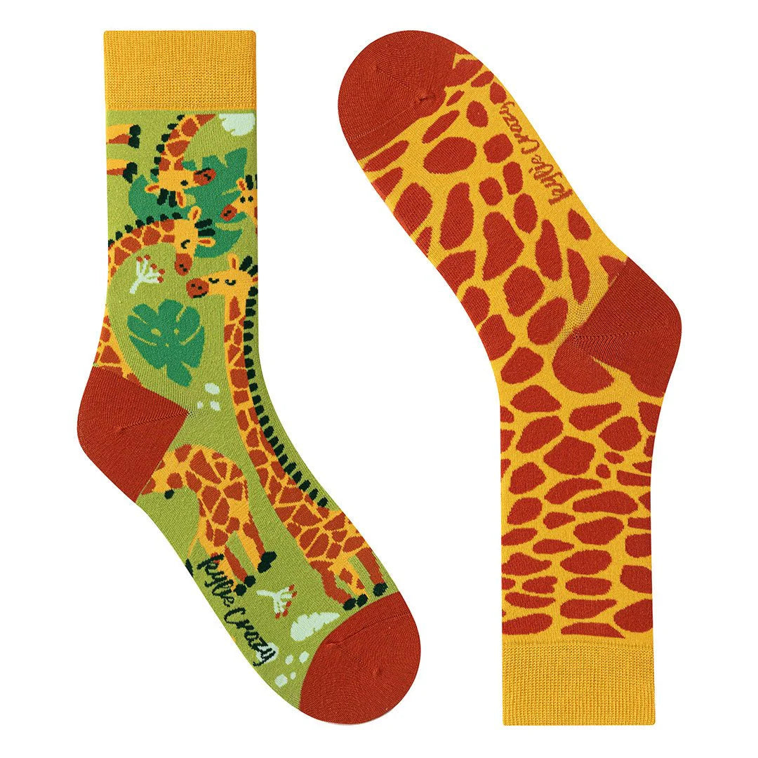 Chaussettes dépareillées Girafes 36-40