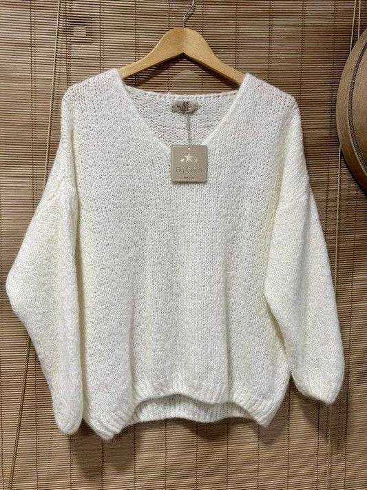 Pull LEONIE blanc