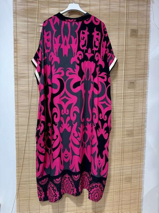 GRANDE TAILLE - Robe longue arabesques 6