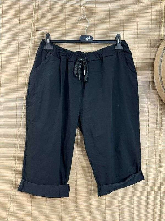 GRANDE TAILLE - Bermuda noir