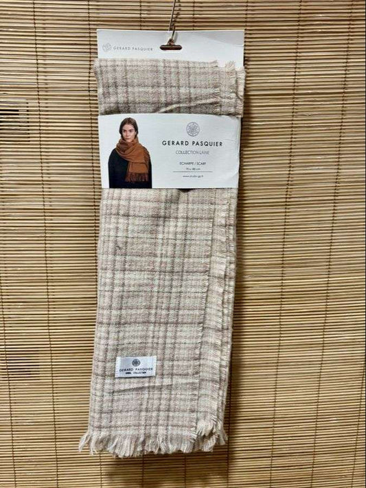 Echarpes à carreaux GERARD PASQUIER rose