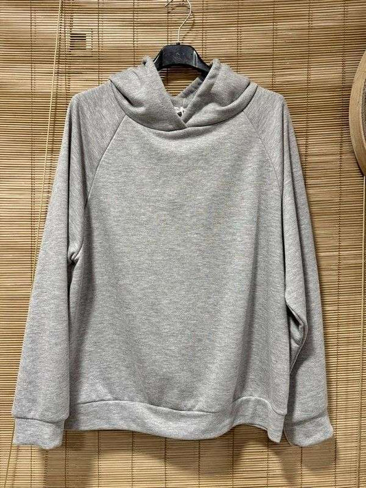 Sweat à capuche gris