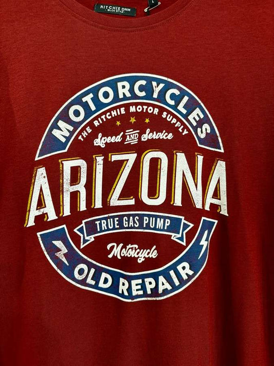 T-shirt homme ARIZONA bordeaux