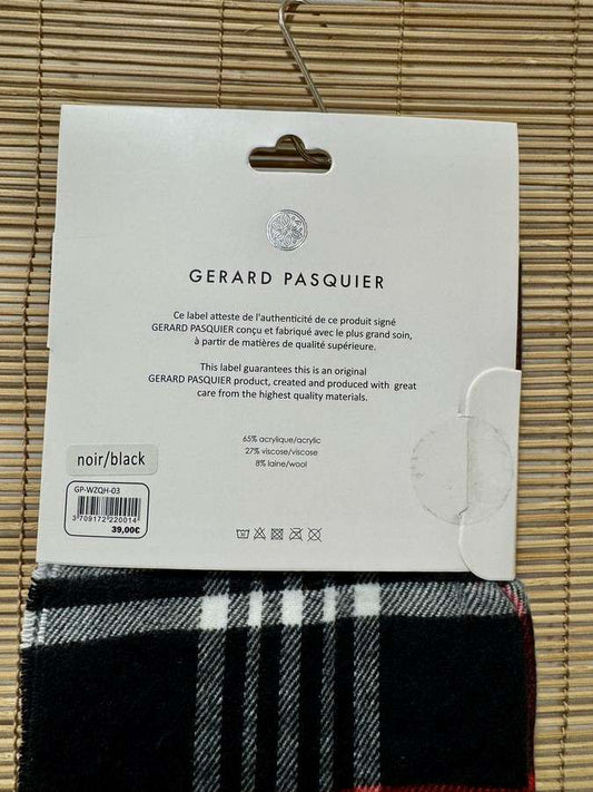 Echarpe homme GERARD PASQUIER noir