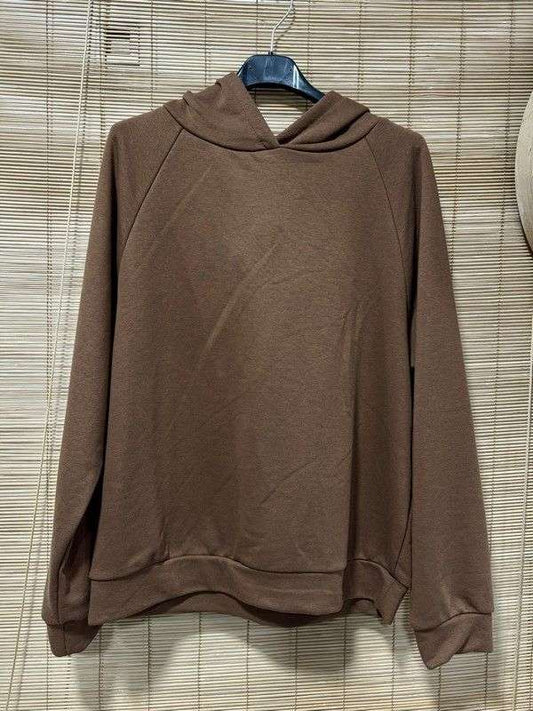 Sweat à capuche marron