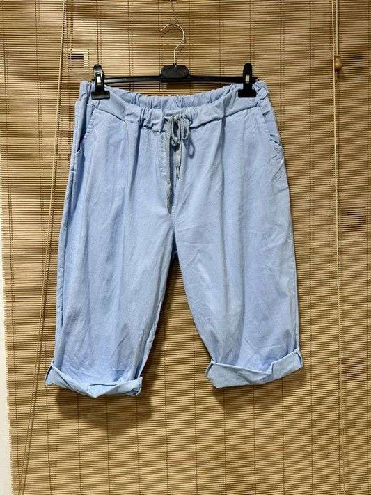GRANDE TAILLE - Bermuda bleu ciel