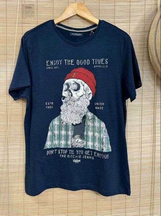 T-shirt homme DIEGO bleu marine