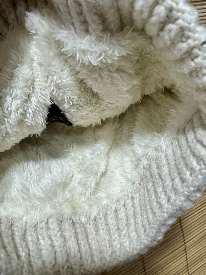 Bonnet femme MANOUKIAN crème