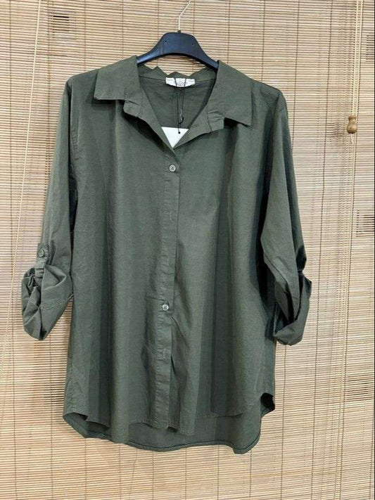 Chemise kaki