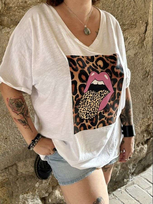 GRANDE TAILLE - T-shirt Stones léo 2
