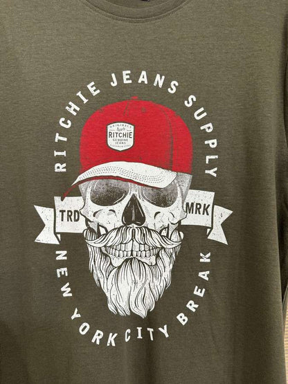 T-shirt homme ACHILLE kaki