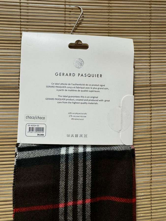 Echarpe homme GERARD PASQUIER marron