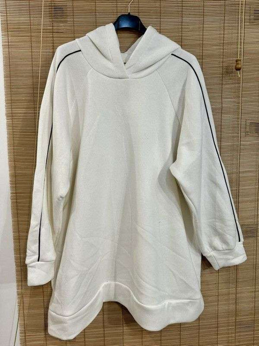 GRANDE TAILLE - Sweat oversize blanc