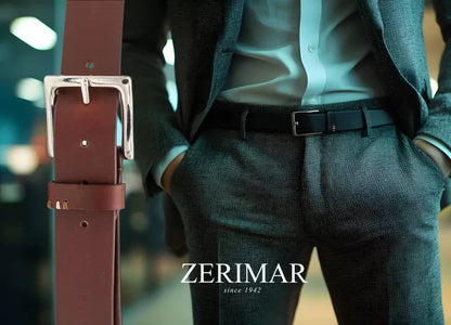 Ceinture Marron homme en cuir 110cm