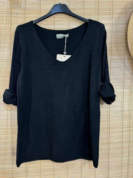 Pull fin noir
