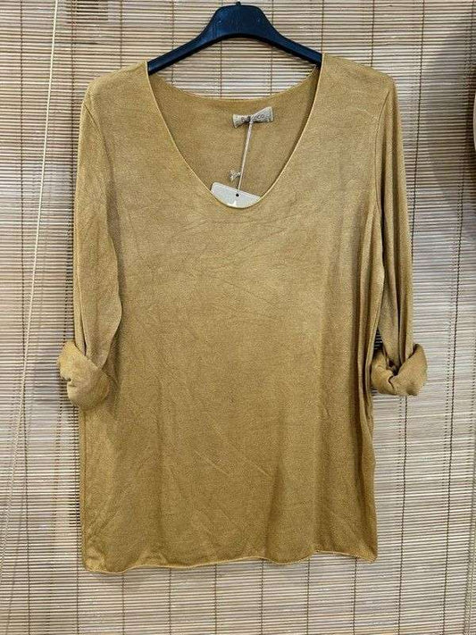 Pull fin beige