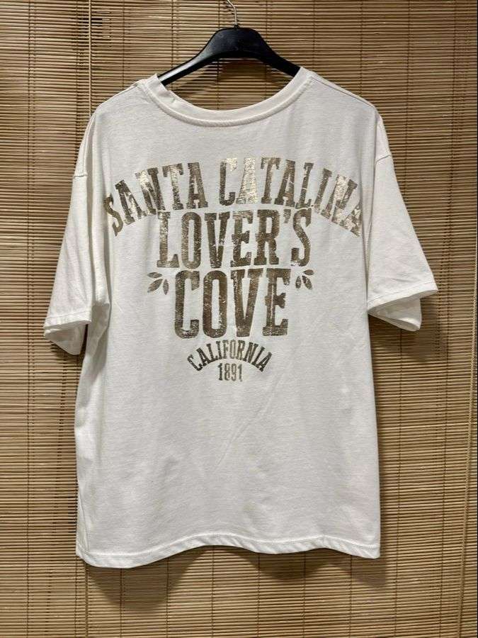 T-shirt SANTA CATALINA blanc