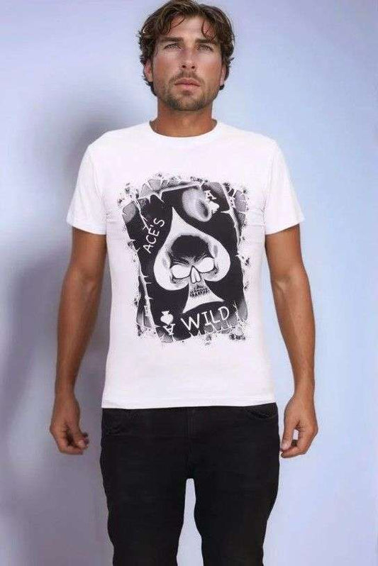 T-shirt JOKER blanc