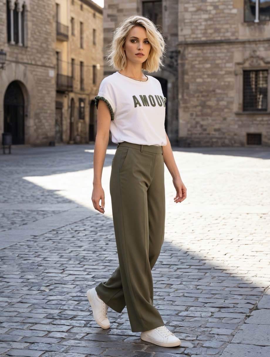 T-shirt AMOUR bleu marine