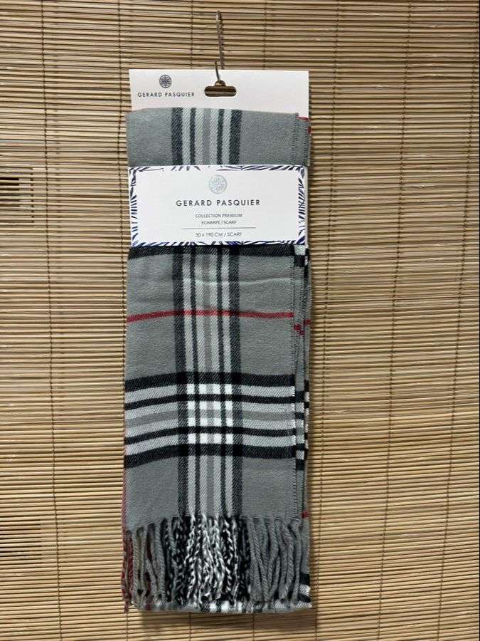 Echarpe homme GERARD PASQUIER gris