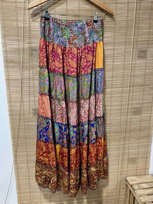 Jupe indienne - Robe bustier multicolore 3