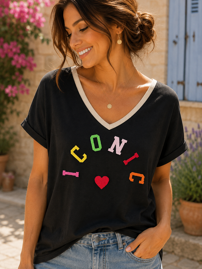 T-shirt ICONIC noir