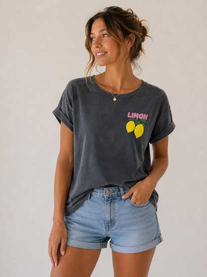 T-shirt anthracite LIMON
