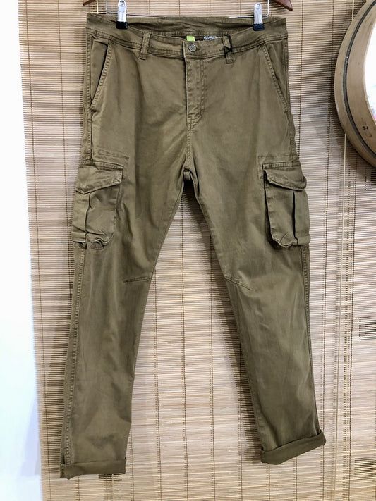 Pantalon cargo LEO camel
