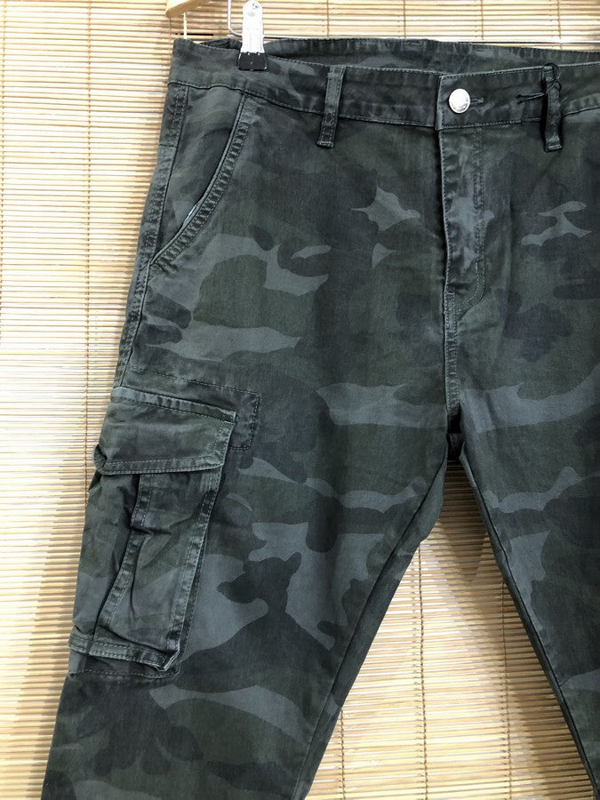 Pantalon cargo LEO camo
