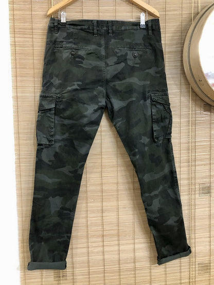 Pantalon cargo LEO camo