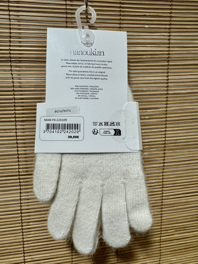 Gants femmes MANOUKIAN écru