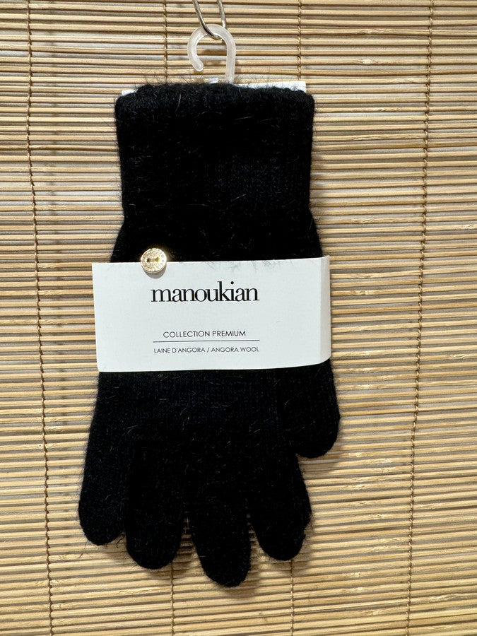 Gants femmes MANOUKIAN noirs