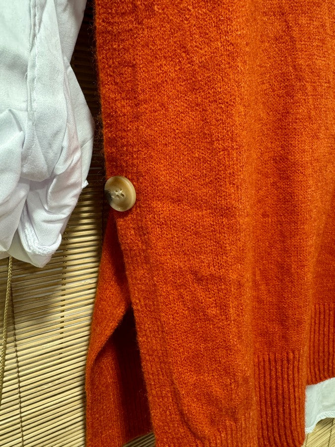 Pull débardeur rouille