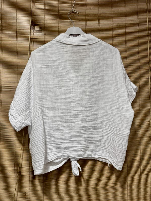 Chemise gaze de coton blanc