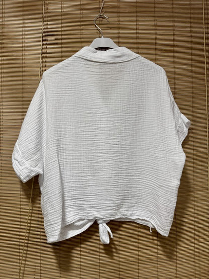 Chemise gaze de coton blanc