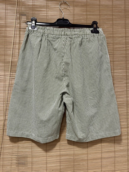 Short rayé AMARO kaki