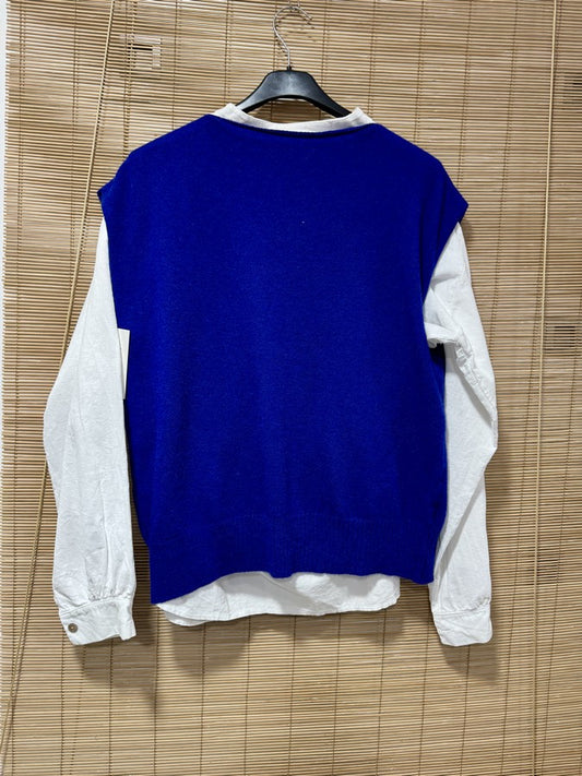 Pull débardeur LANA bleu roi