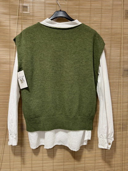 Pull débardeur LANA kaki