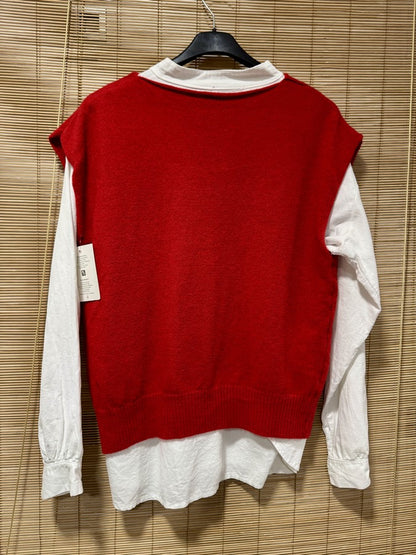 Pull débardeur LANA rouge