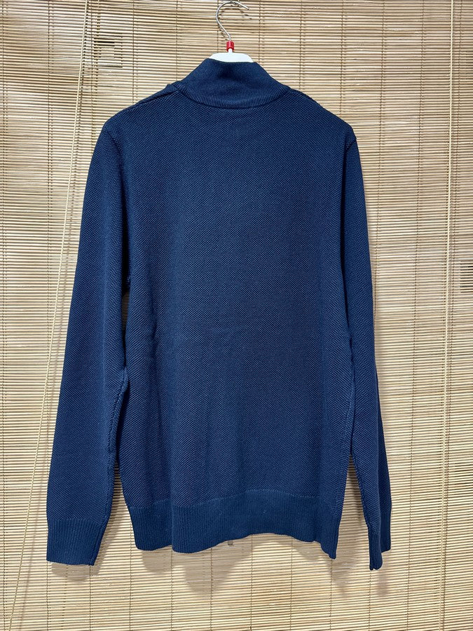 Gilet zippé CHARLES bleu marine du M au XXL